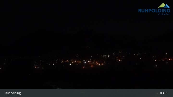 Archiv Foto Webcam Panorama Ruhpolding: Ort und Berge