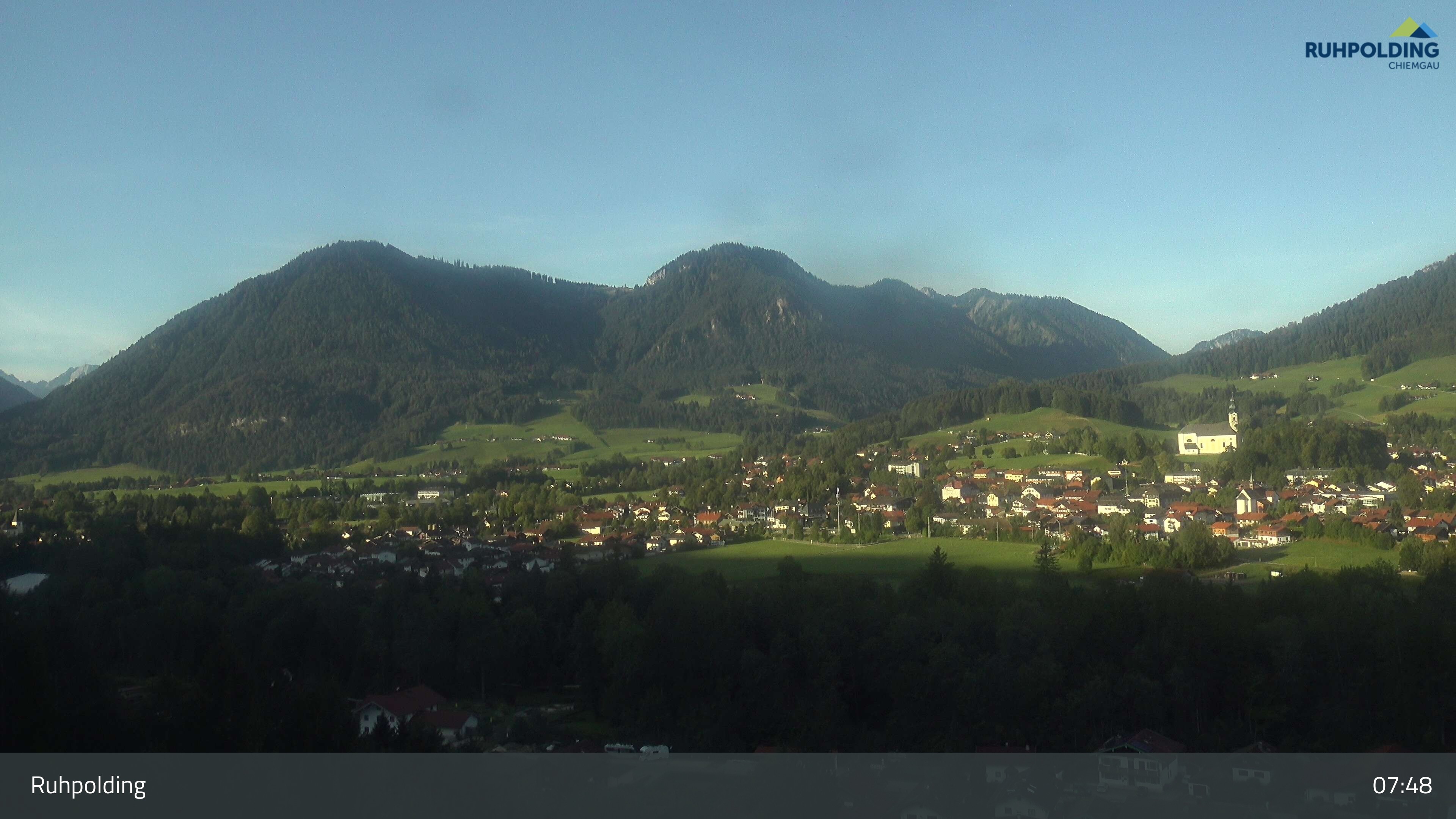 Archived image Ruhpolding - Video Webcam Village and Mountains