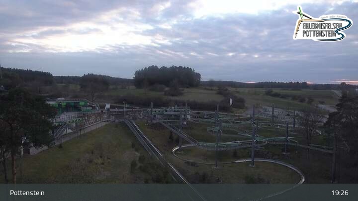 Archived image Webcam Pottenstein: Toboggan Run