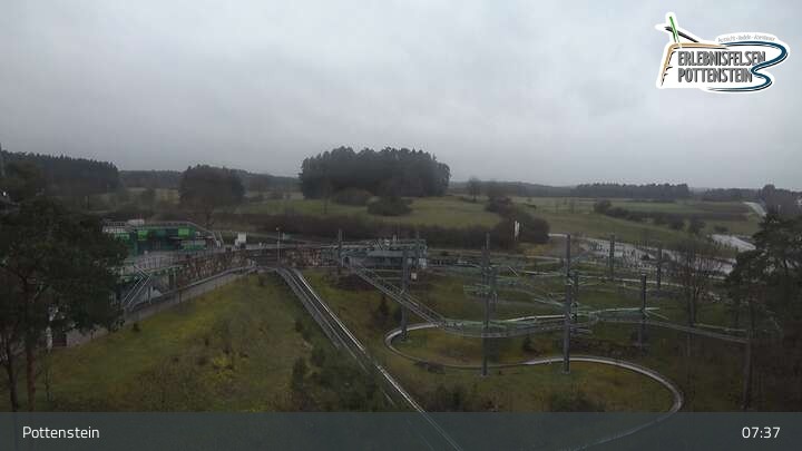 Archived image Webcam Pottenstein: Toboggan Run