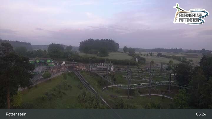 Archived image Webcam Pottenstein: Toboggan Run