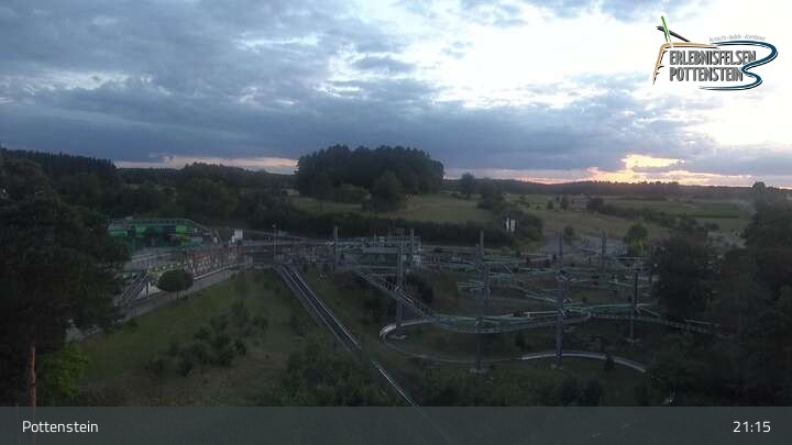 Archived image Webcam Pottenstein: Toboggan Run