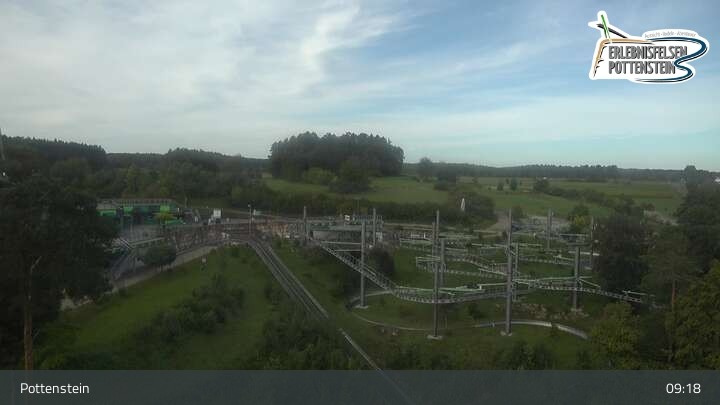 Archived image Webcam Pottenstein: Toboggan Run
