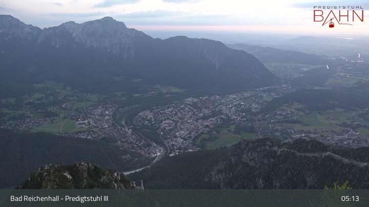 Archived image Webcam Bad Reichenhall - Top Station Predigstuhl Cable car