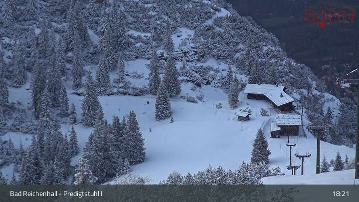 Archived image Webcam Bad Reichenhall - Top Station Predigtstuhl