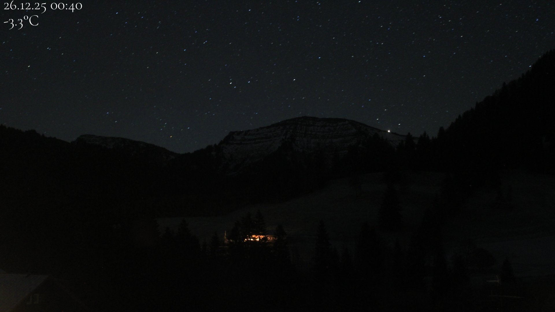 Archiv Foto Webcam Oberstaufen - Blick Hochgrat vom Biohotel Schratt