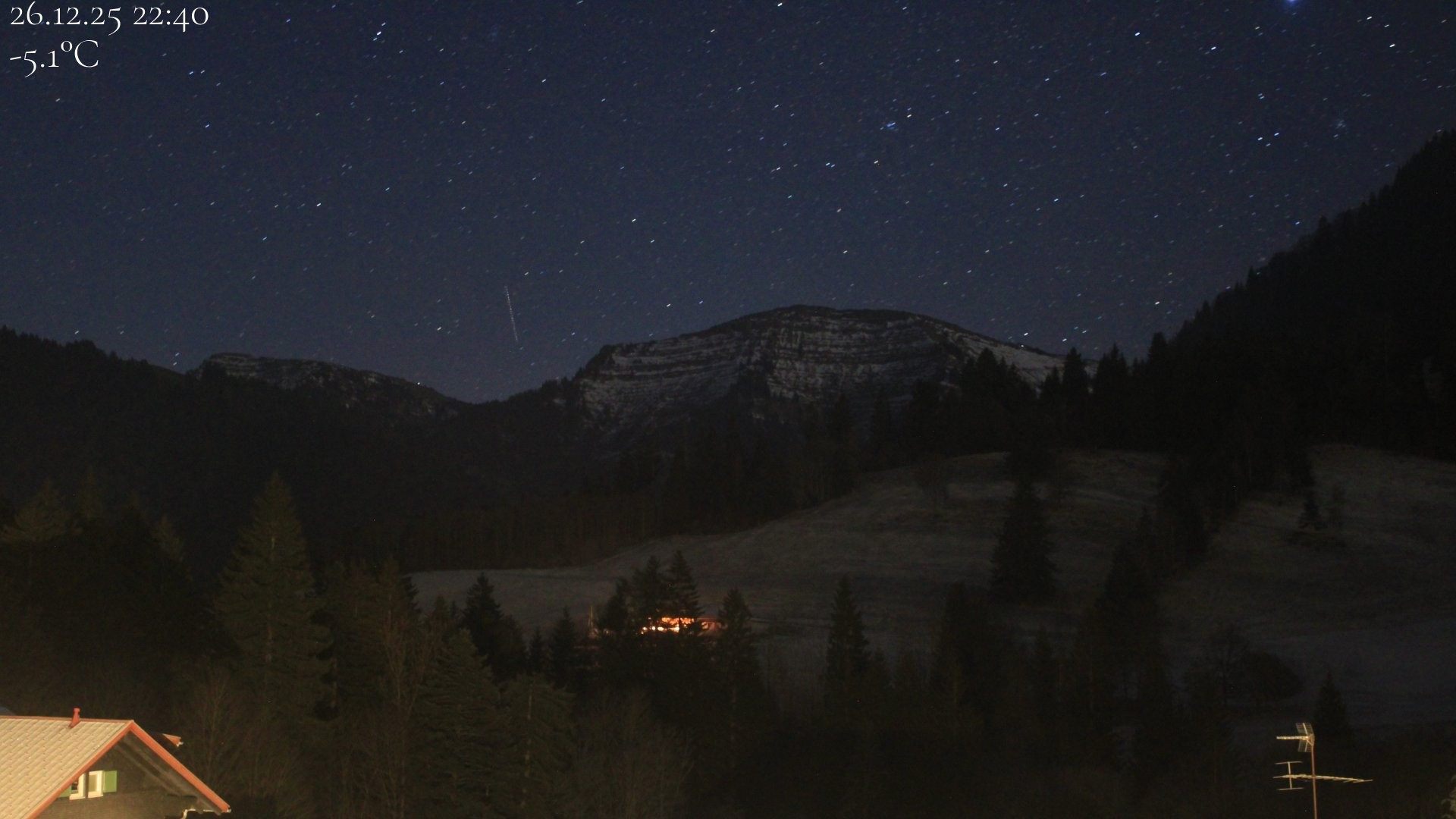 Archiv Foto Webcam Oberstaufen - Blick Hochgrat vom Biohotel Schratt