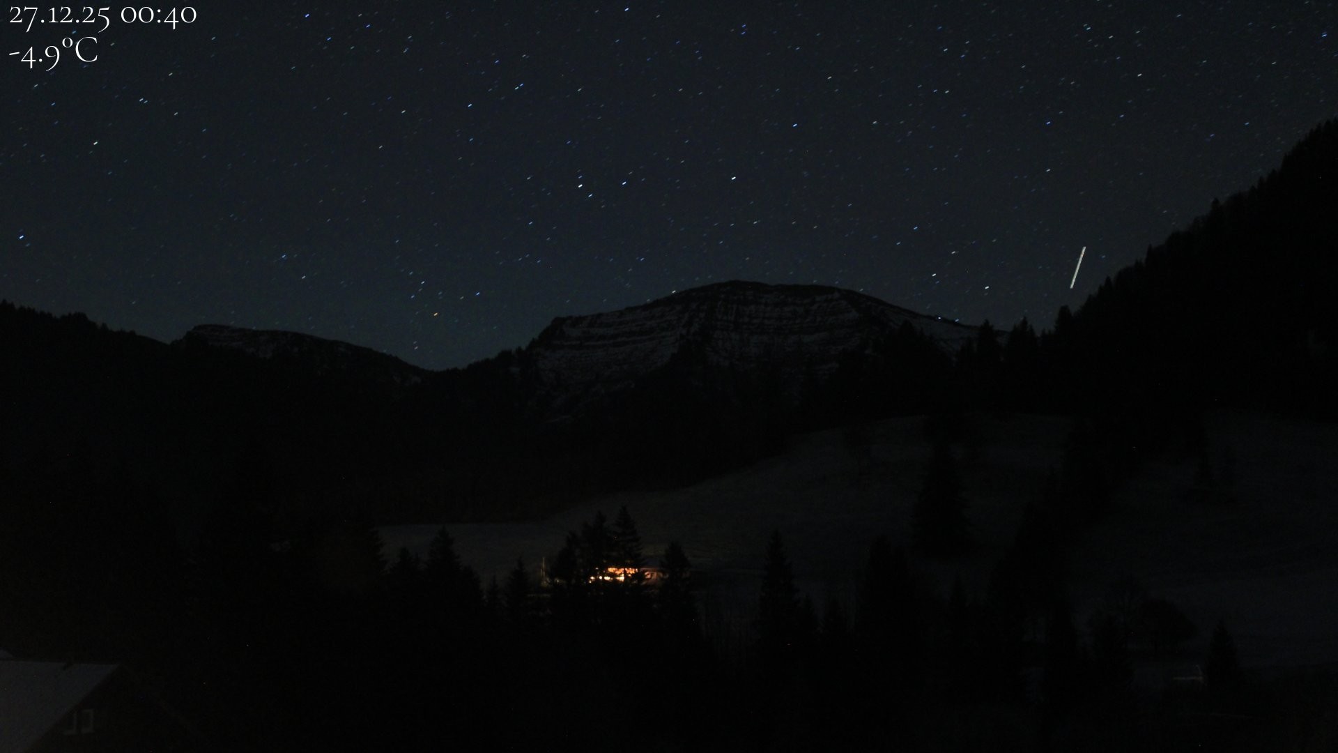 Archiv Foto Webcam Oberstaufen - Blick Hochgrat vom Biohotel Schratt