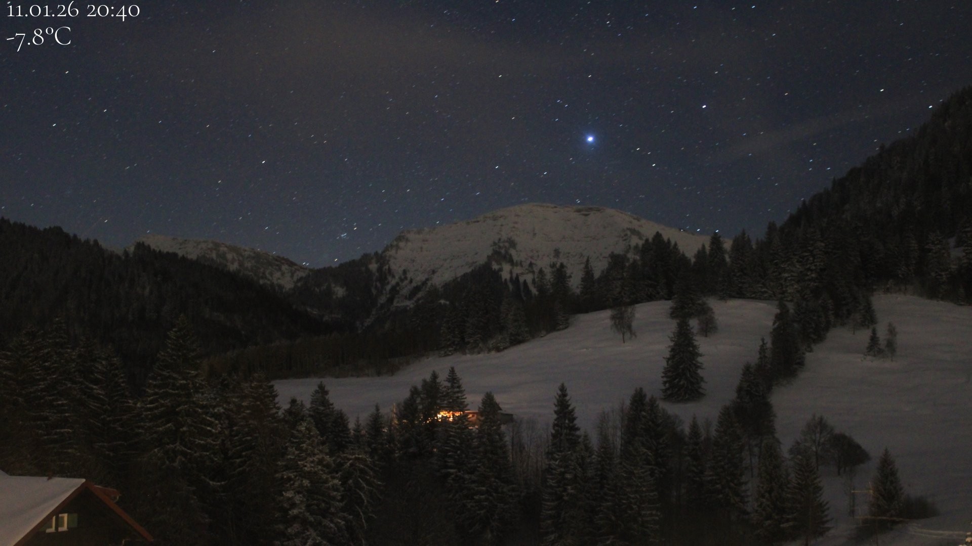 Archived image Webcam Oberstaufen - View Hochgrat from Hotel Schratt