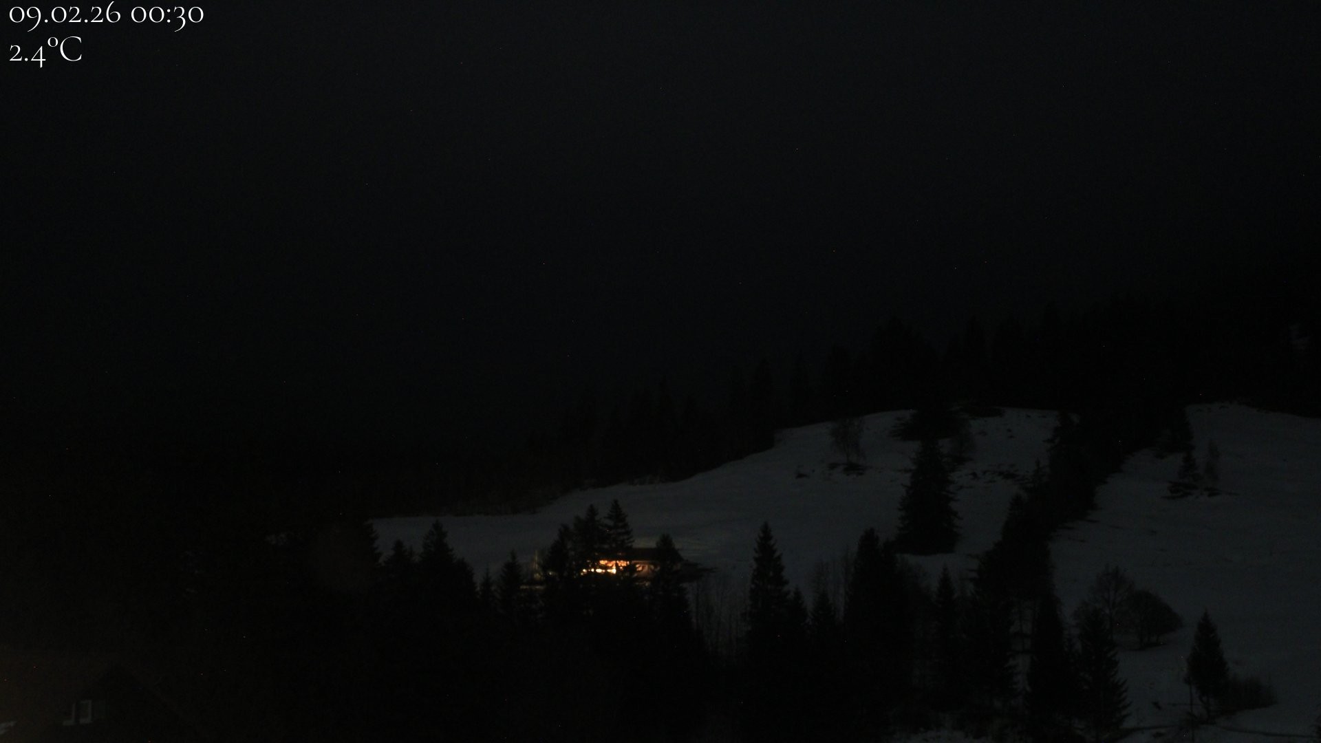 Archiv Foto Webcam Oberstaufen - Blick Hochgrat vom Biohotel Schratt
