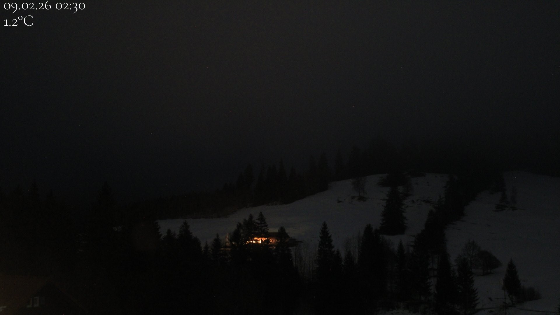 Archiv Foto Webcam Oberstaufen - Blick Hochgrat vom Biohotel Schratt