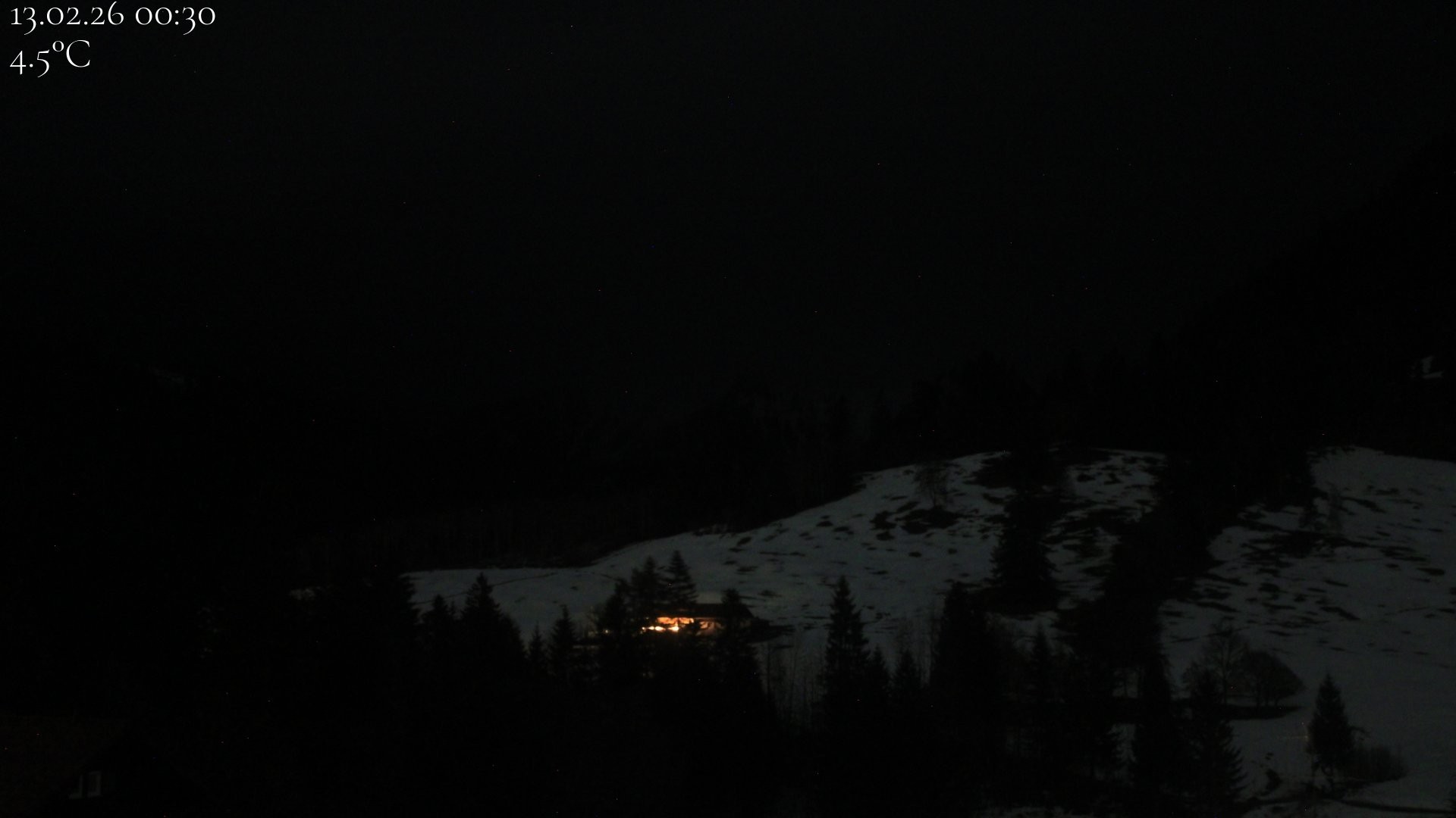 Archiv Foto Webcam Oberstaufen - Blick Hochgrat vom Biohotel Schratt