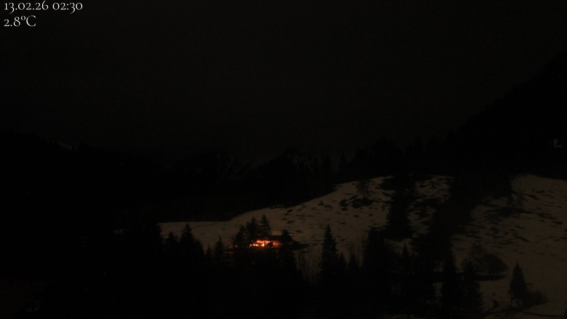 Archiv Foto Webcam Oberstaufen - Blick Hochgrat vom Biohotel Schratt