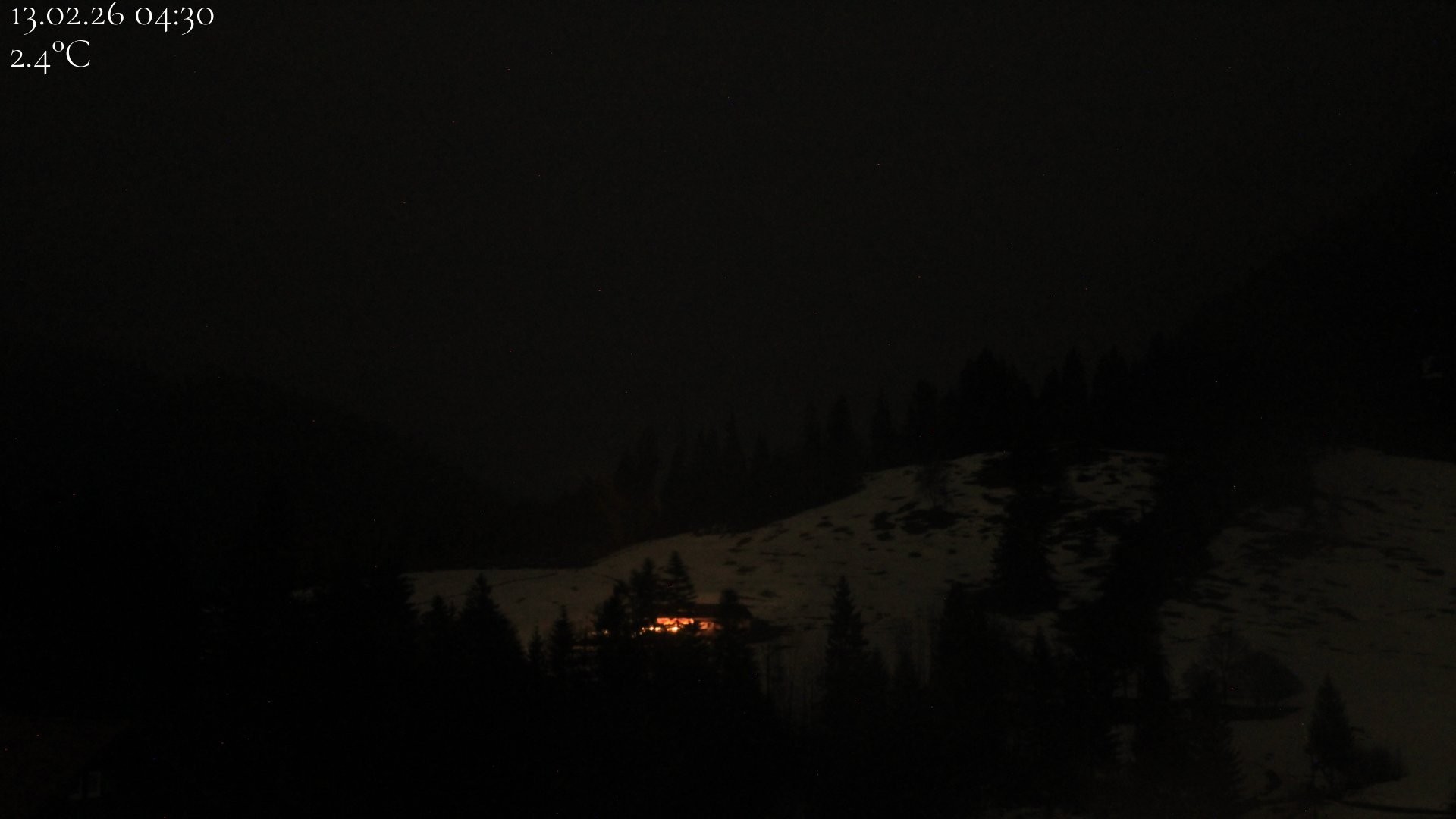 Archiv Foto Webcam Oberstaufen - Blick Hochgrat vom Biohotel Schratt