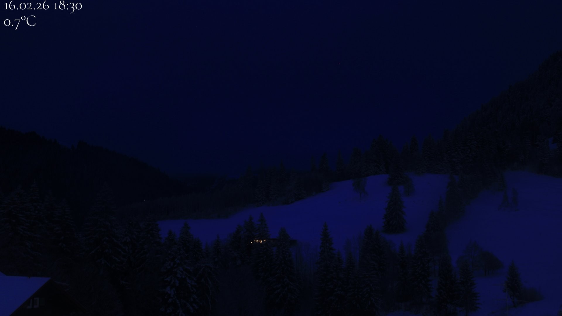 Archiv Foto Webcam Oberstaufen - Blick Hochgrat vom Biohotel Schratt