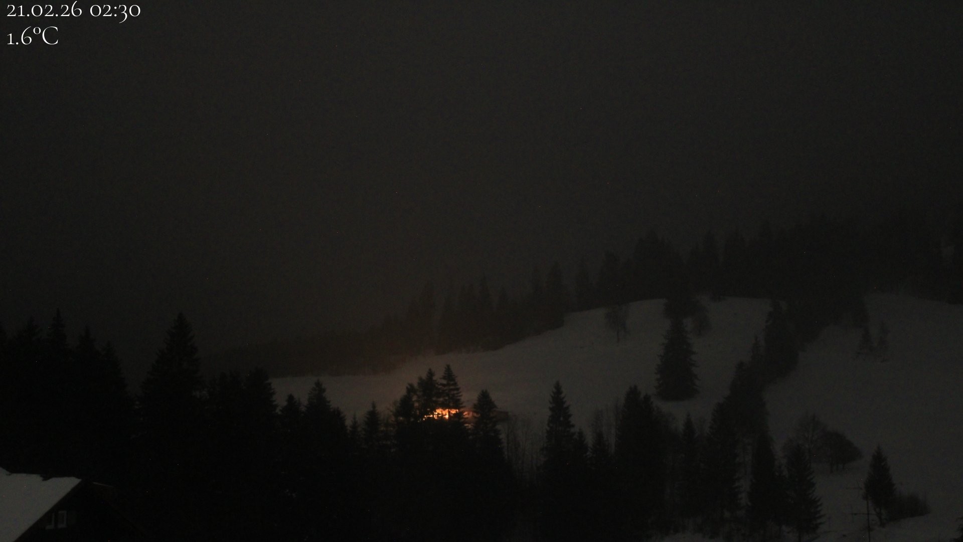 Archiv Foto Webcam Oberstaufen - Blick Hochgrat vom Biohotel Schratt