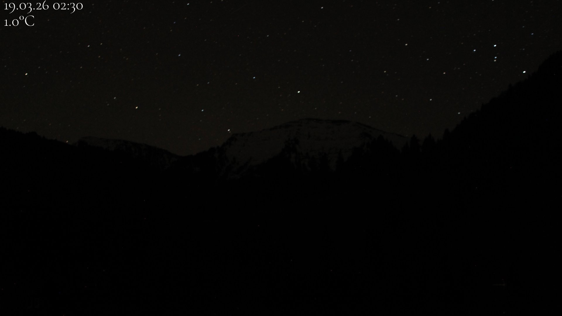 Archiv Foto Webcam Oberstaufen - Blick Hochgrat vom Biohotel Schratt
