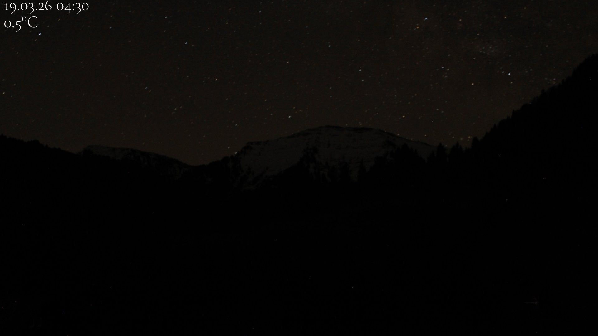 Archiv Foto Webcam Oberstaufen - Blick Hochgrat vom Biohotel Schratt