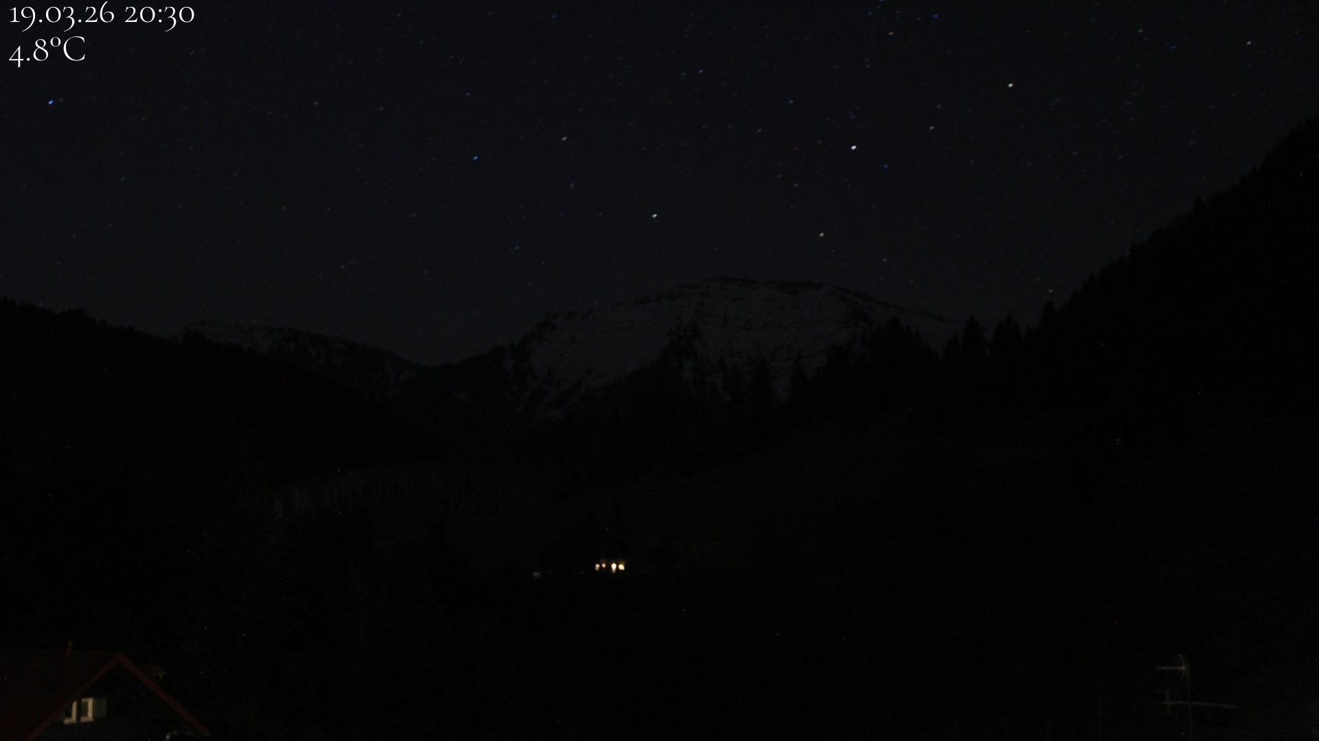 Archiv Foto Webcam Oberstaufen - Blick Hochgrat vom Biohotel Schratt