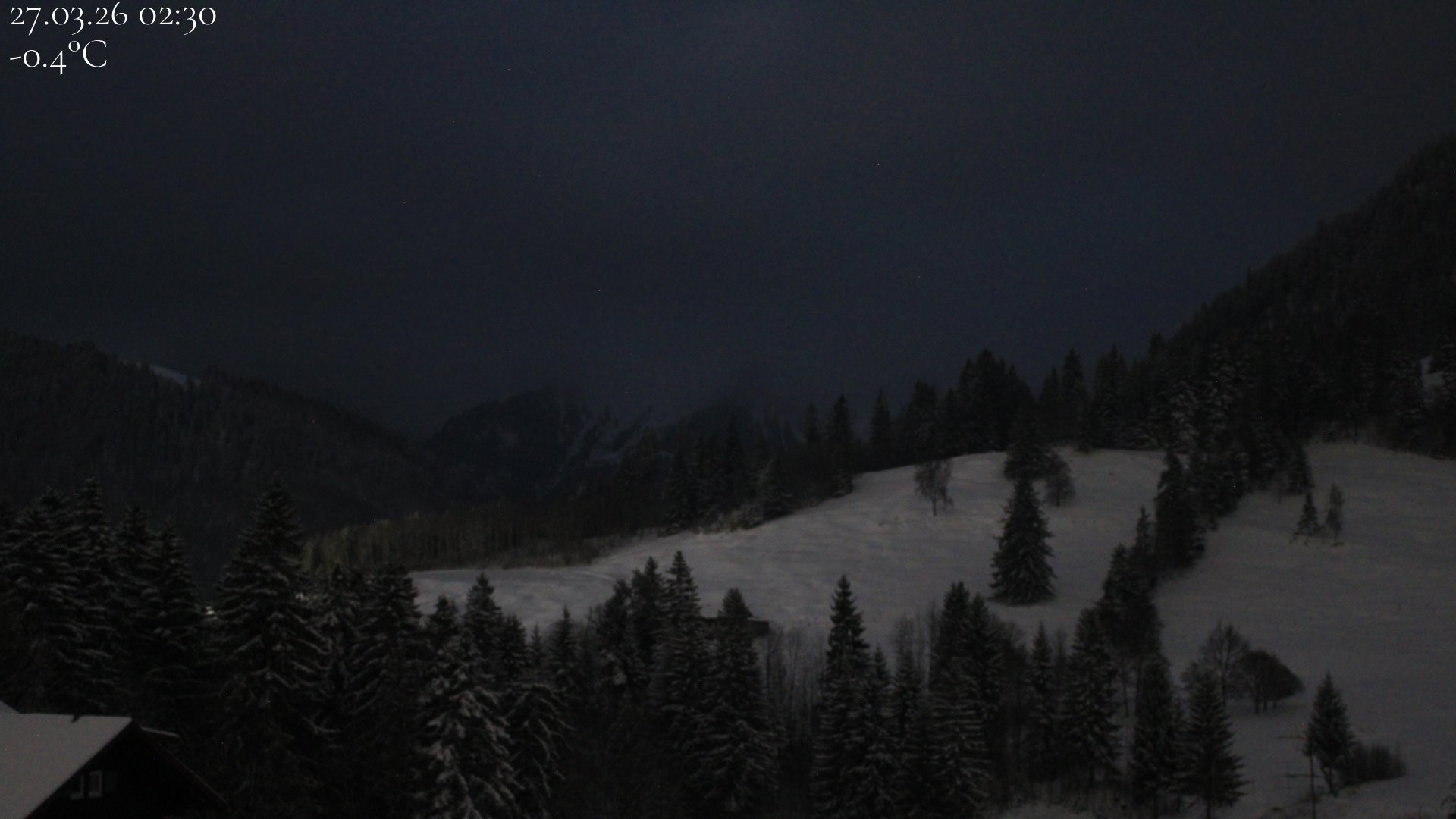 Archiv Foto Webcam Oberstaufen - Blick Hochgrat vom Biohotel Schratt