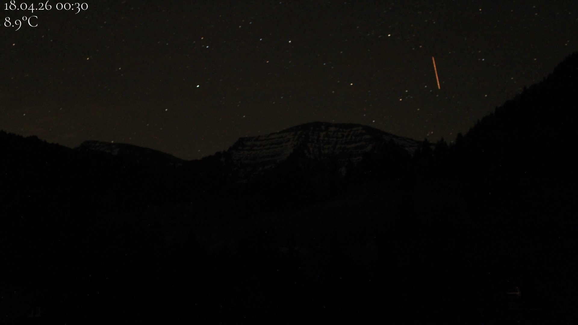 Archived image Webcam Oberstaufen - View Hochgrat from Hotel Schratt