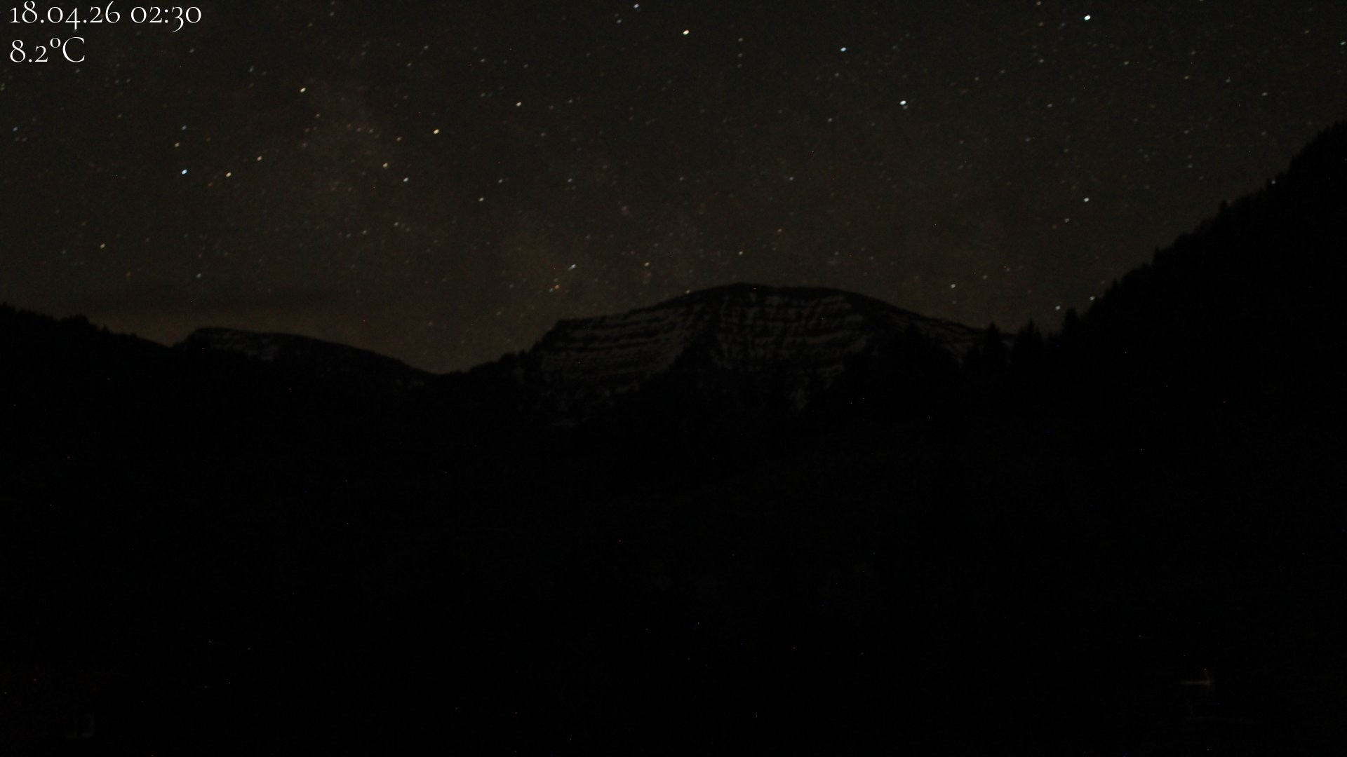 Archived image Webcam Oberstaufen - View Hochgrat from Hotel Schratt