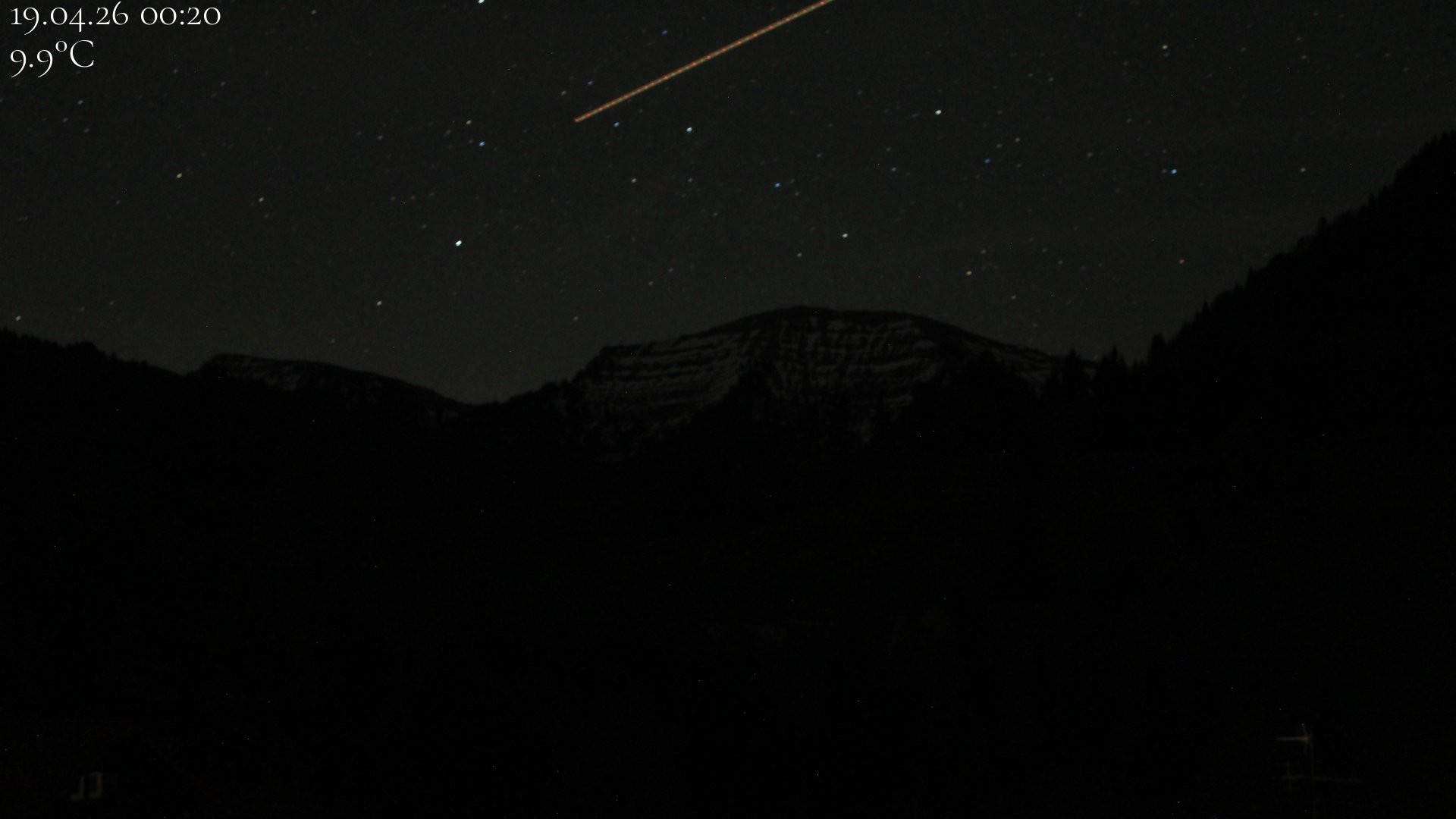 Archiv Foto Webcam Oberstaufen - Blick Hochgrat vom Biohotel Schratt
