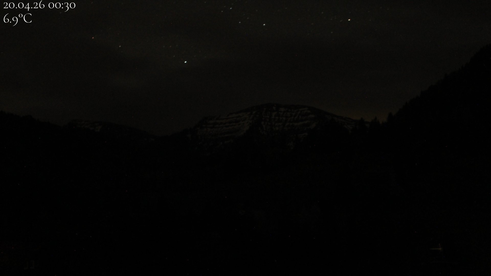 Archiv Foto Webcam Oberstaufen - Blick Hochgrat vom Biohotel Schratt