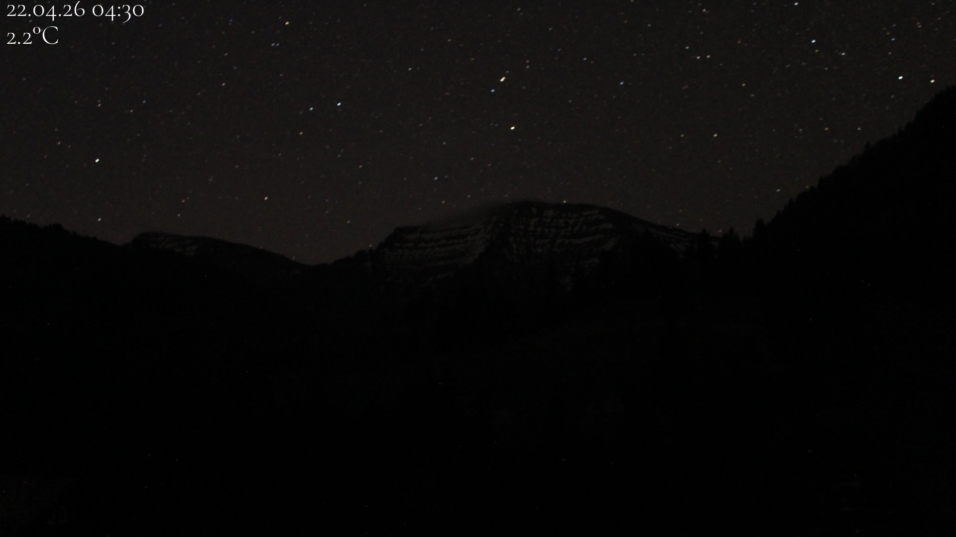 Archived image Webcam Oberstaufen - View Hochgrat from Hotel Schratt