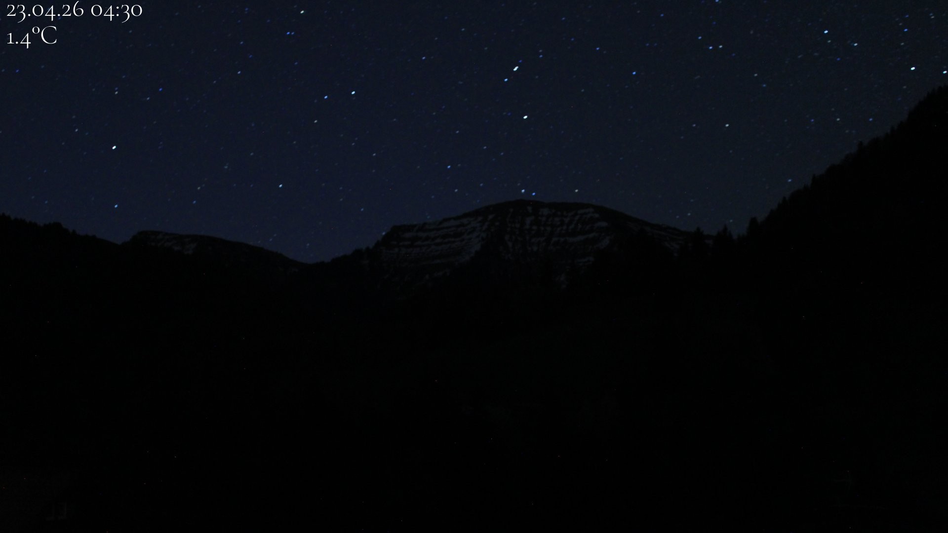 Archiv Foto Webcam Oberstaufen - Blick Hochgrat vom Biohotel Schratt