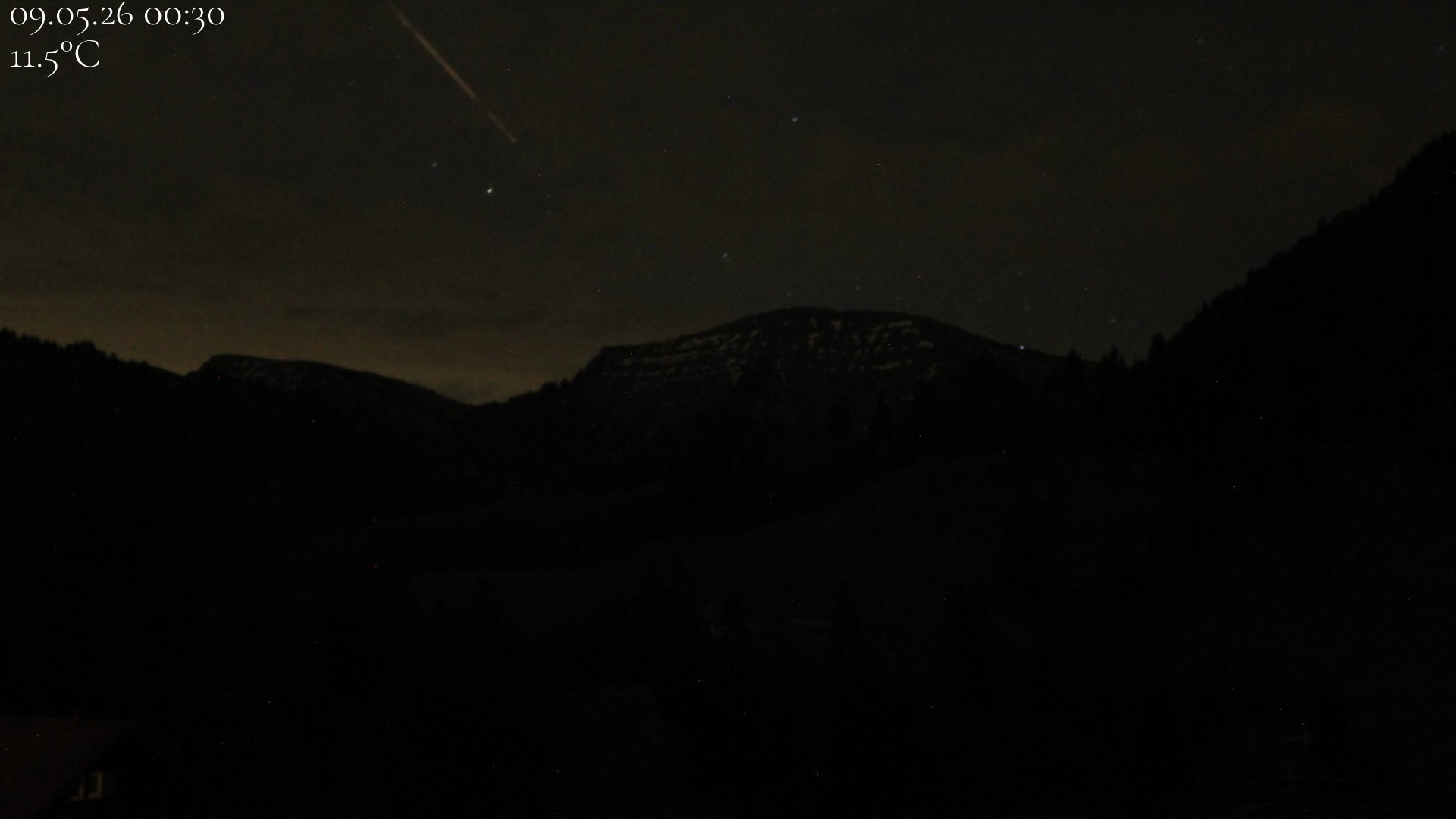 Archiv Foto Webcam Oberstaufen - Blick Hochgrat vom Biohotel Schratt