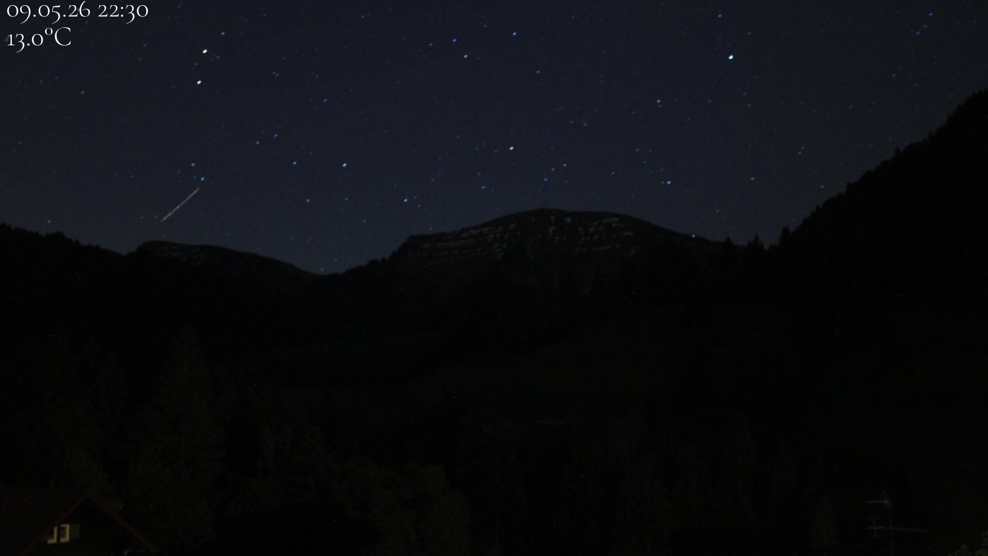 Archiv Foto Webcam Oberstaufen - Blick Hochgrat vom Biohotel Schratt