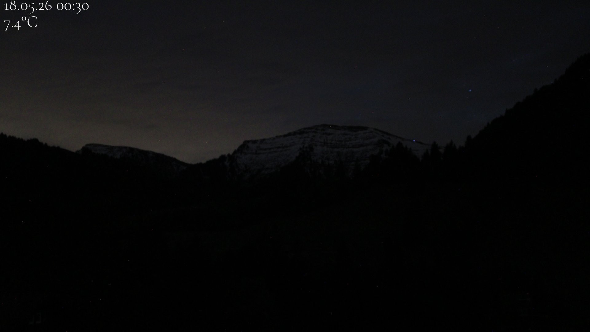 Archived image Webcam Oberstaufen - View Hochgrat from Hotel Schratt
