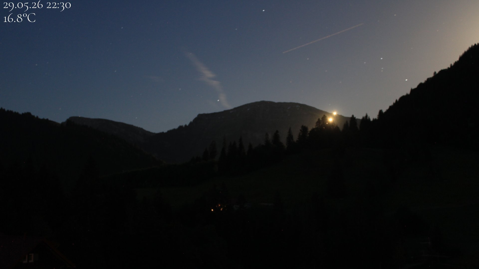Archiv Foto Webcam Oberstaufen - Blick Hochgrat vom Biohotel Schratt