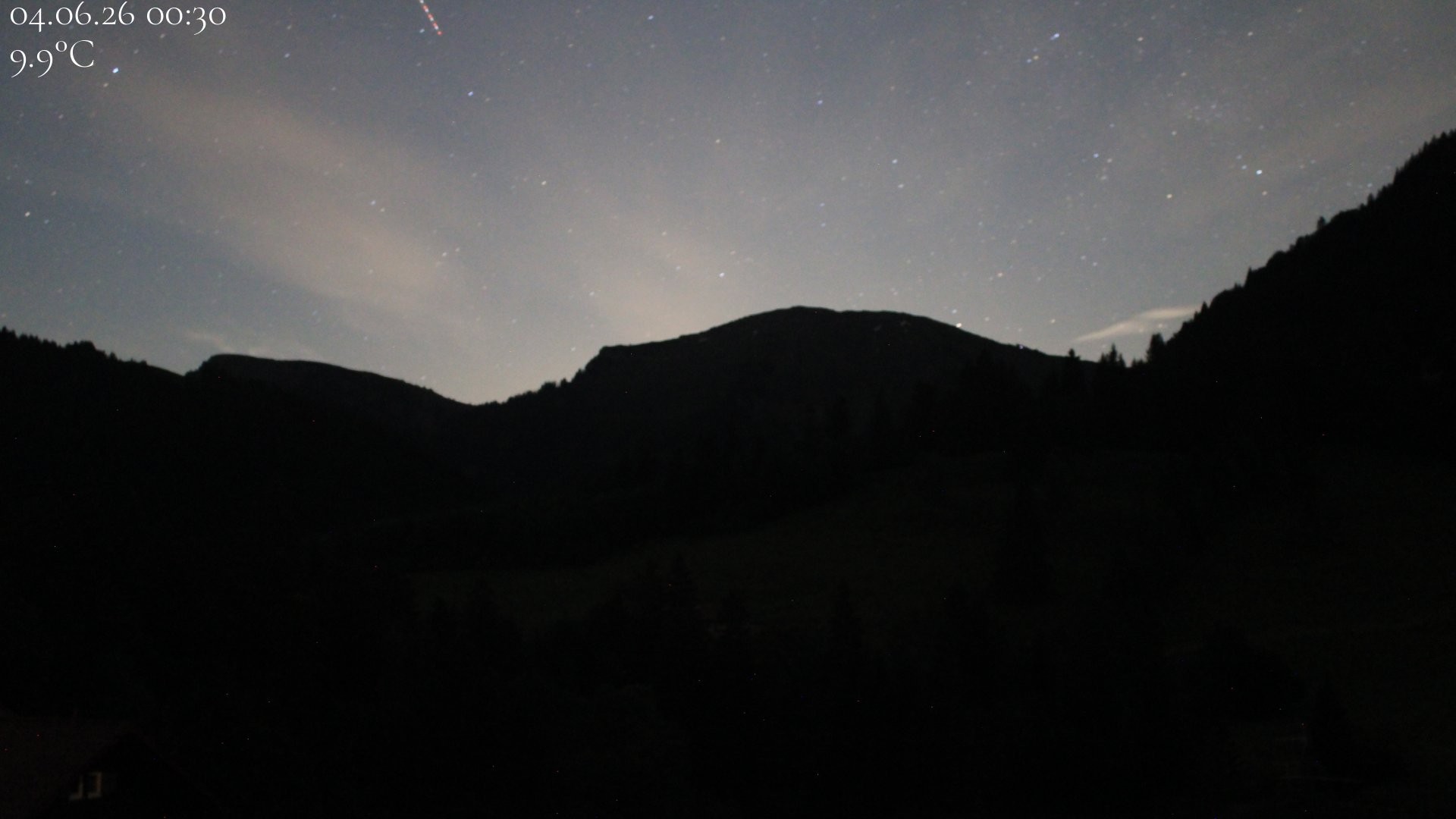 Archiv Foto Webcam Oberstaufen - Blick Hochgrat vom Biohotel Schratt