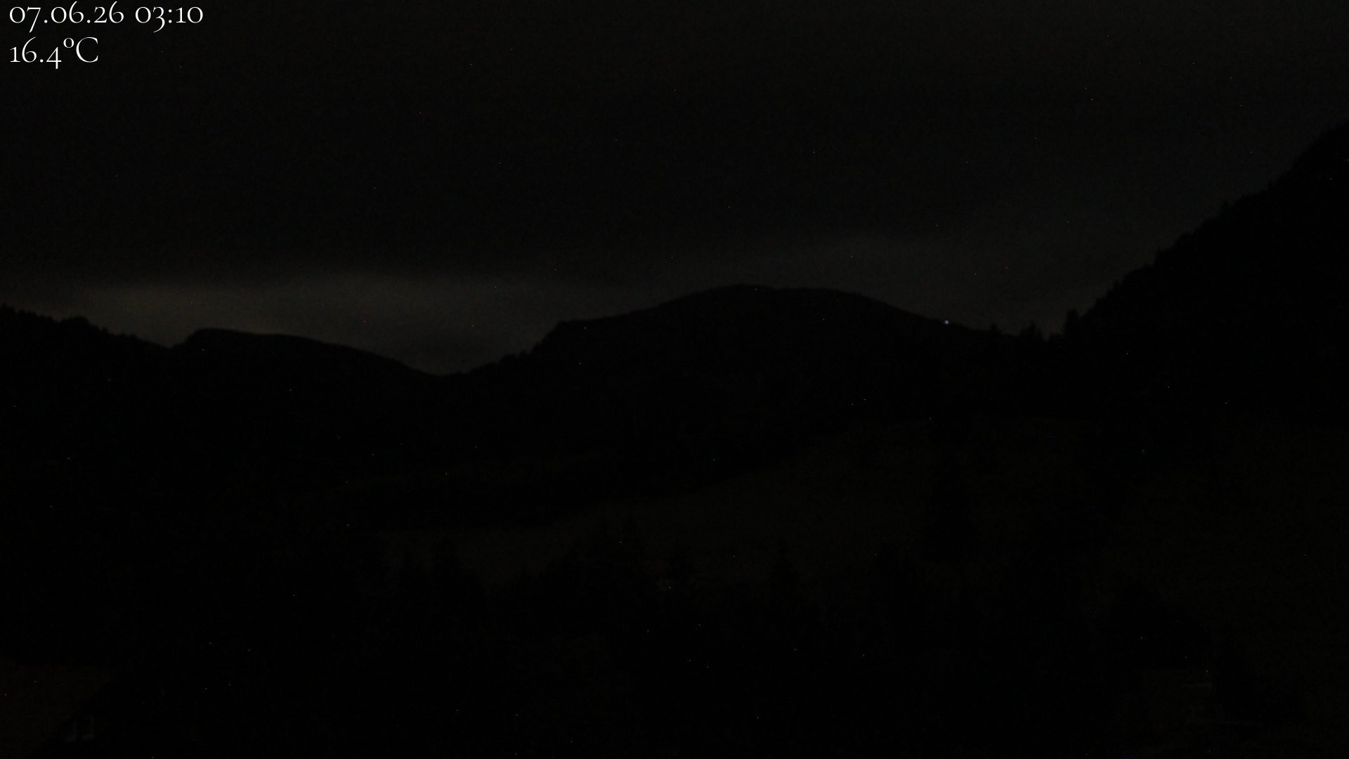 Archiv Foto Webcam Oberstaufen - Blick Hochgrat vom Biohotel Schratt