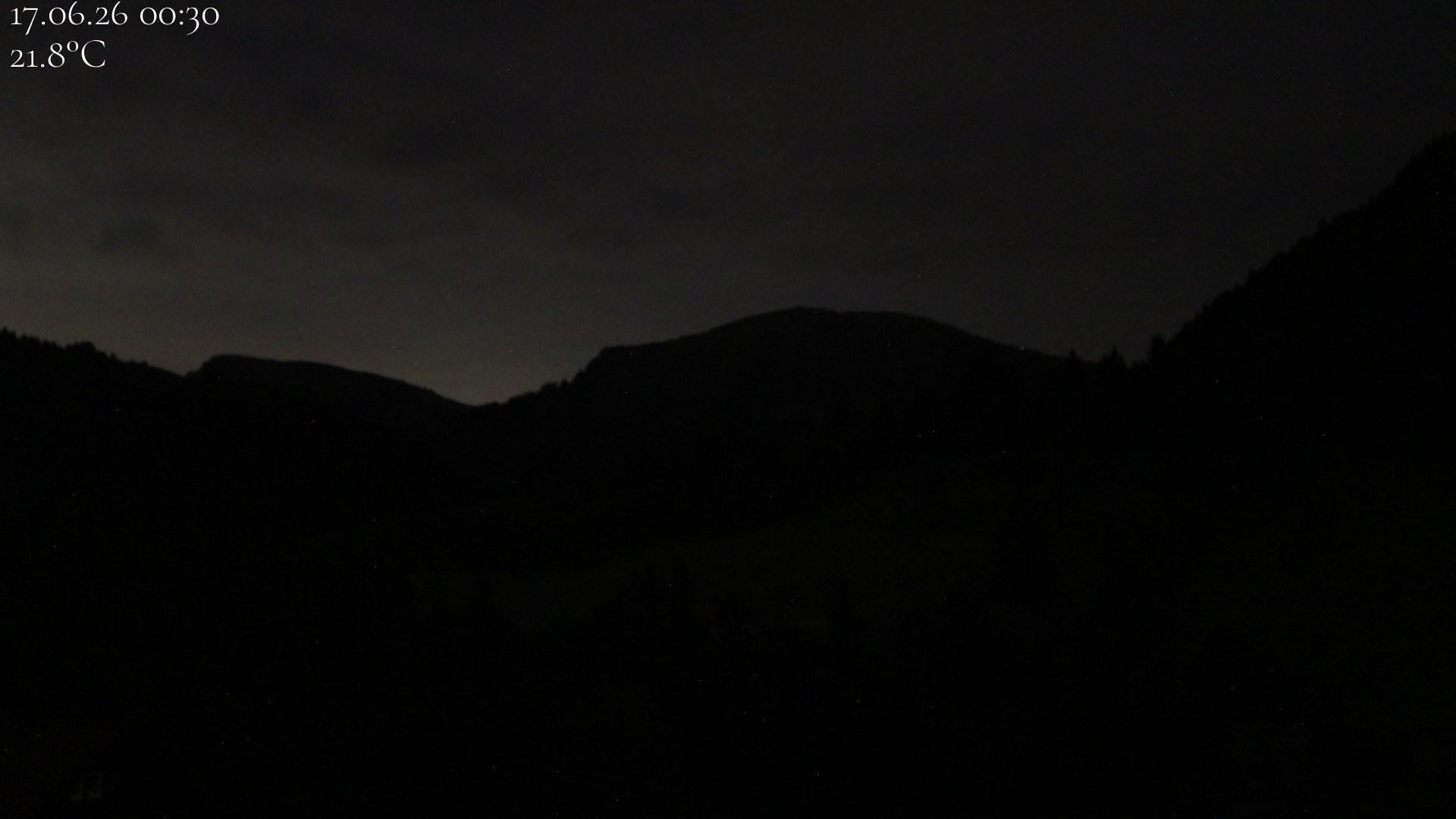 Archiv Foto Webcam Oberstaufen - Blick Hochgrat vom Biohotel Schratt
