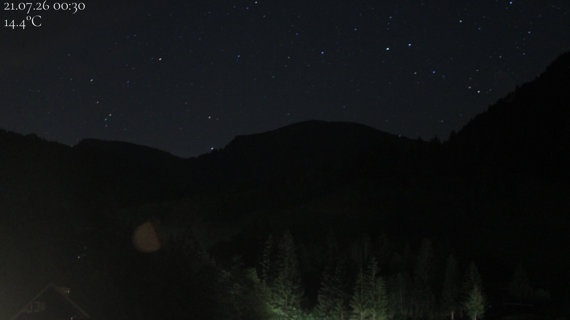 Archiv Foto Webcam Oberstaufen - Blick Hochgrat vom Biohotel Schratt