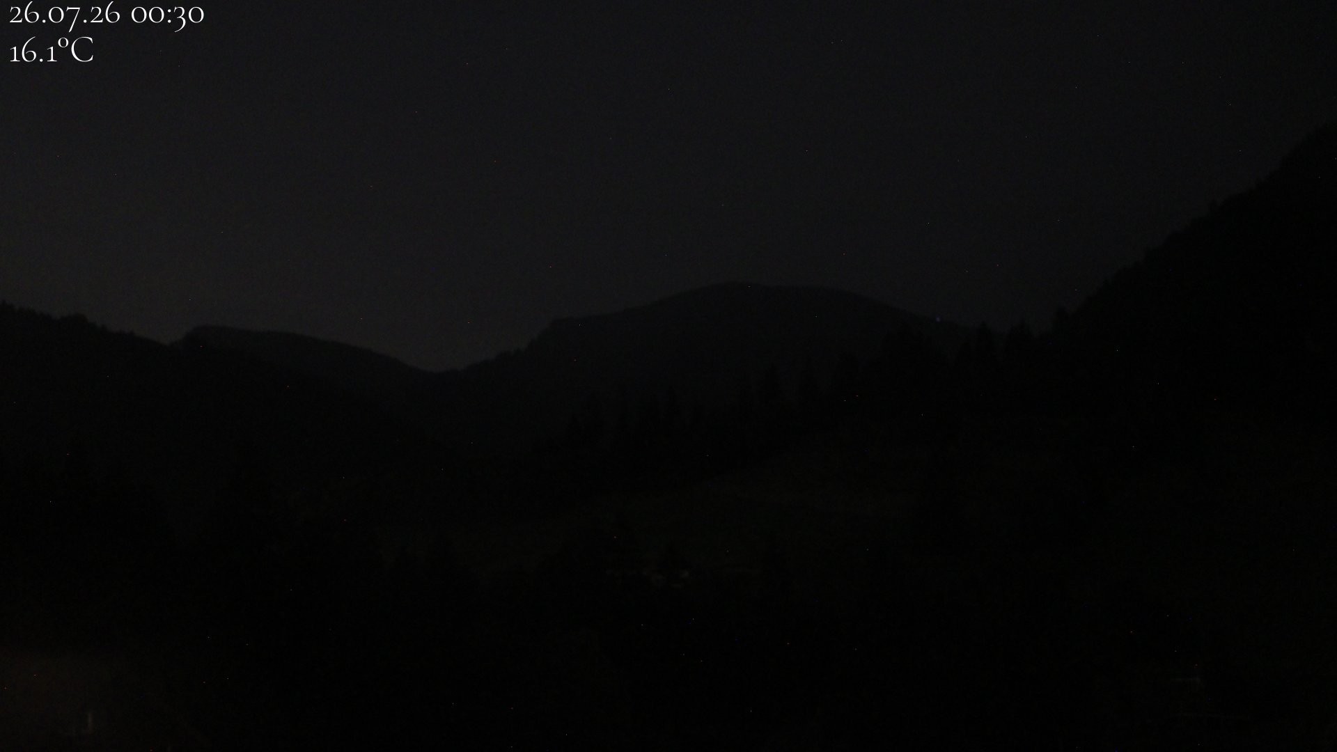 Archiv Foto Webcam Oberstaufen - Blick Hochgrat vom Biohotel Schratt