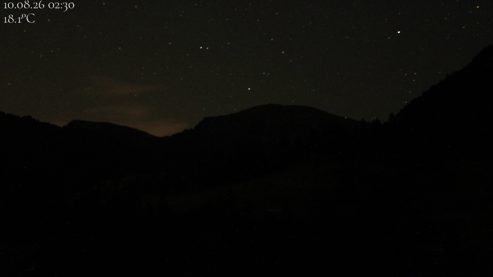 Archiv Foto Webcam Oberstaufen - Blick Hochgrat vom Biohotel Schratt