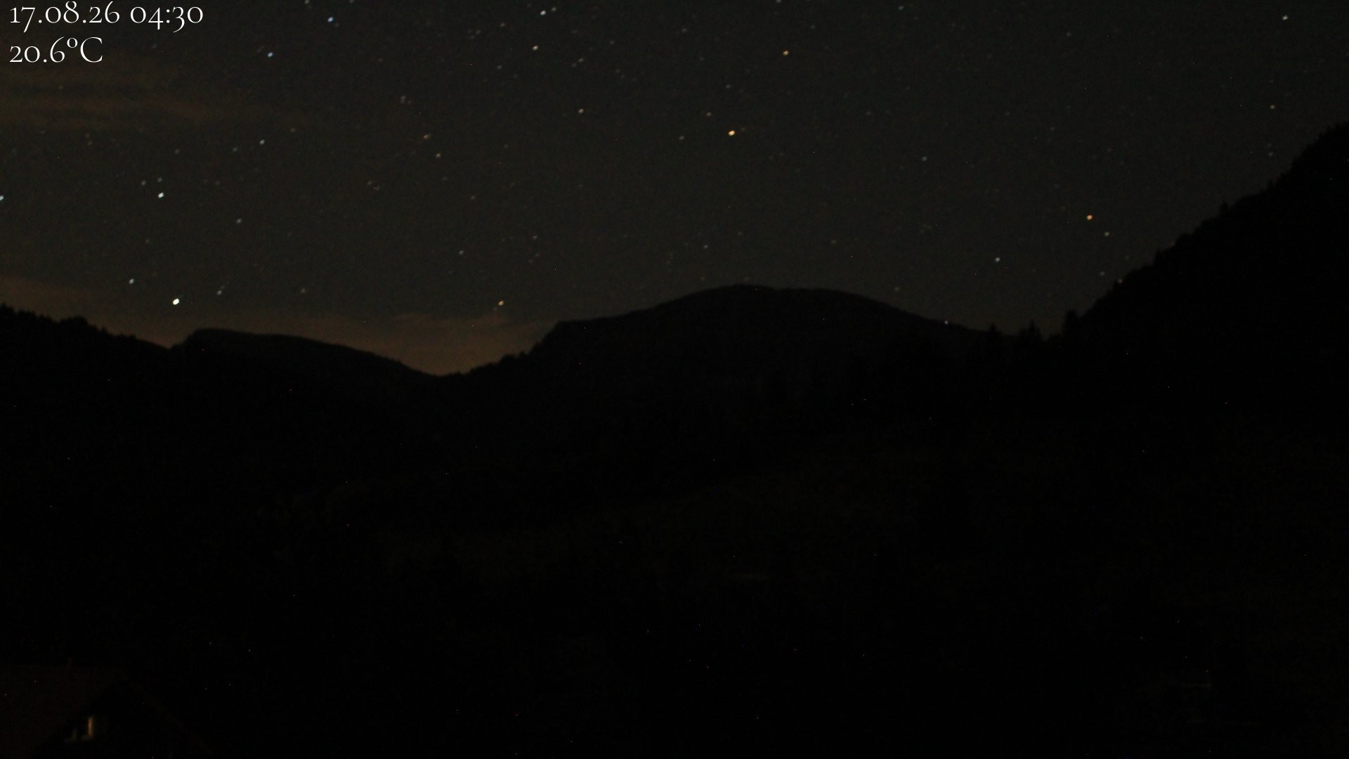 Archiv Foto Webcam Oberstaufen - Blick Hochgrat vom Biohotel Schratt