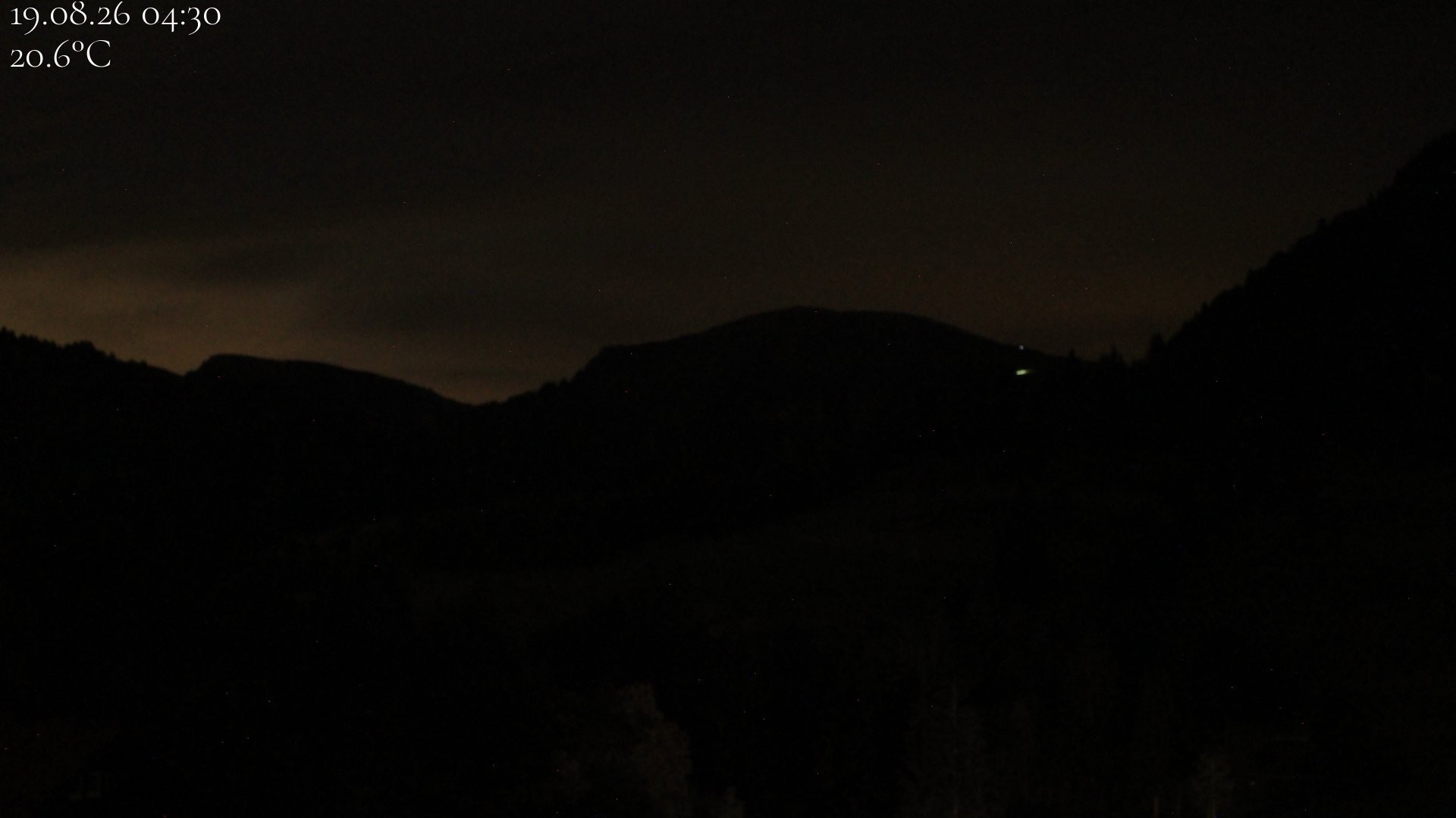 Archived image Webcam Oberstaufen - View Hochgrat from Hotel Schratt
