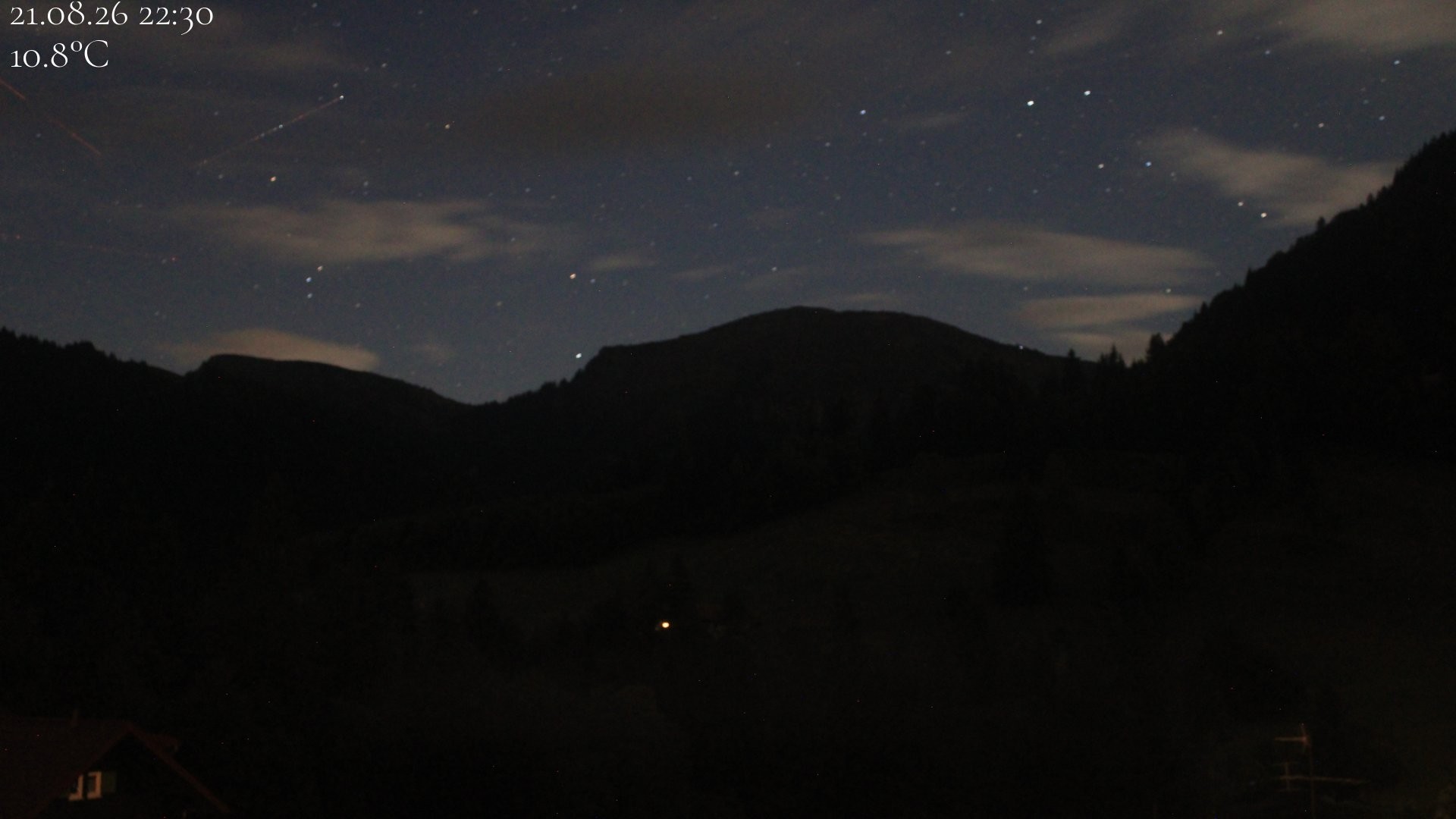 Archiv Foto Webcam Oberstaufen - Blick Hochgrat vom Biohotel Schratt