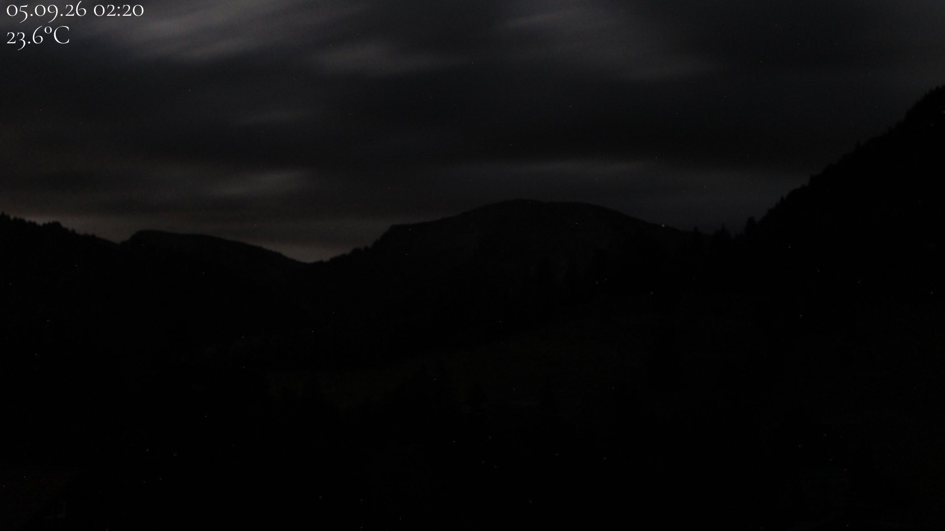 Archiv Foto Webcam Oberstaufen - Blick Hochgrat vom Biohotel Schratt