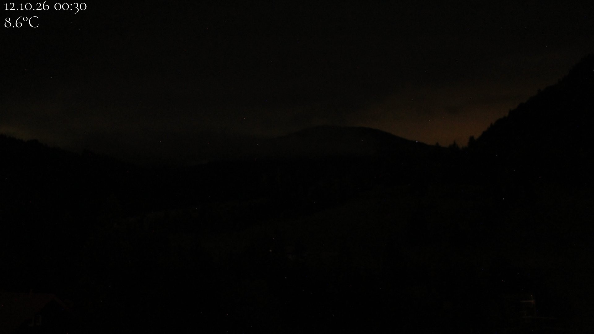 Archived image Webcam Oberstaufen - View Hochgrat from Hotel Schratt