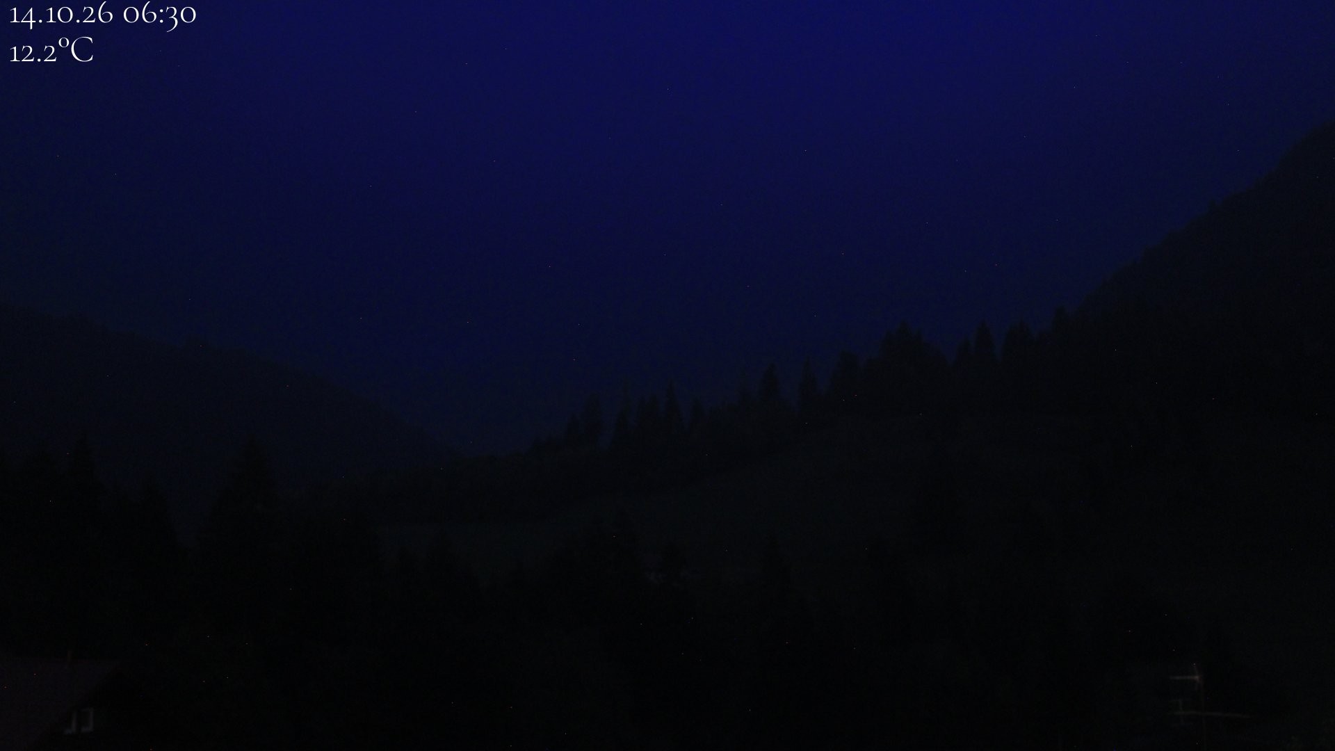 Archiv Foto Webcam Oberstaufen - Blick Hochgrat vom Biohotel Schratt