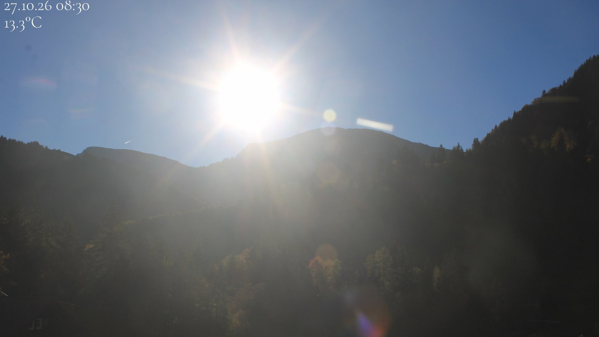Archiv Foto Webcam Oberstaufen - Blick Hochgrat vom Biohotel Schratt