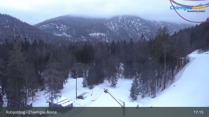 Archiv Foto Webcam Ruhpolding: Biathlonstadion Chiemgau Arena