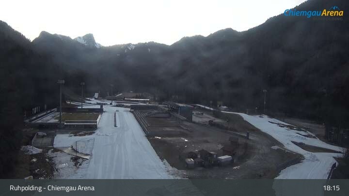 Archiv Foto Webcam Ruhpolding: Biathlonstadion Chiemgau Arena