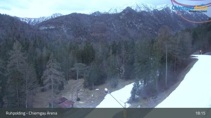 Archiv Foto Webcam Ruhpolding: Biathlonstadion Chiemgau Arena